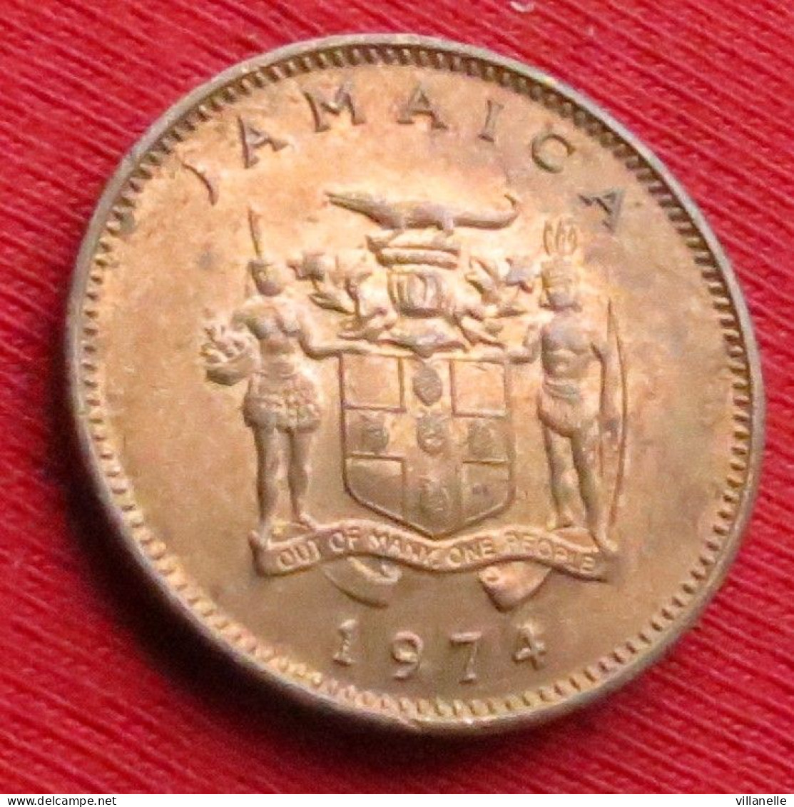 Jamaica 1 Cent 1974 Fao  Jamaique Jamaika Giamaica W ºº - Jamaica