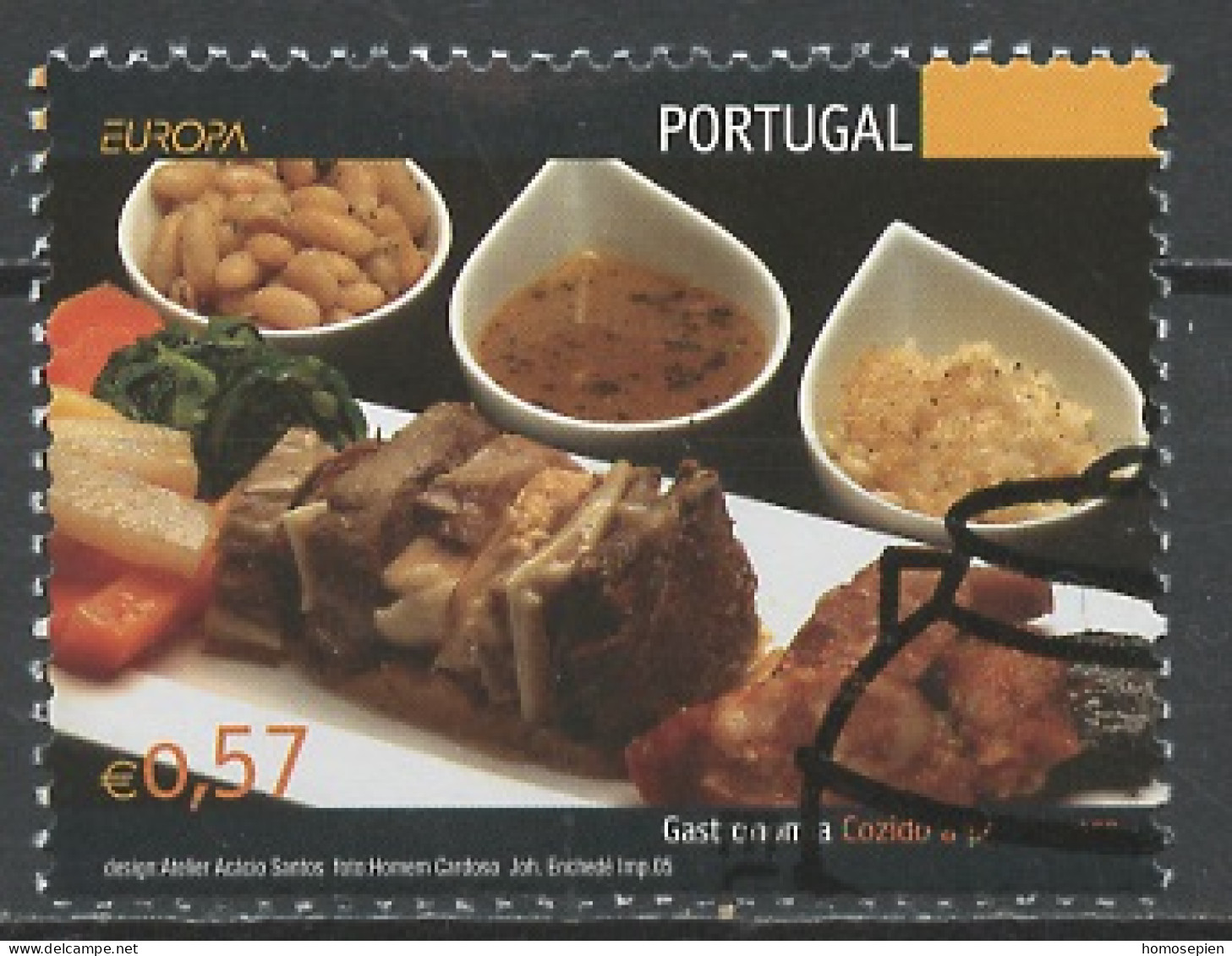 Portugal 2005 Y&T N°2887 - Michel N°2911 (o) - 0,57€ EUROPA - Oblitérés