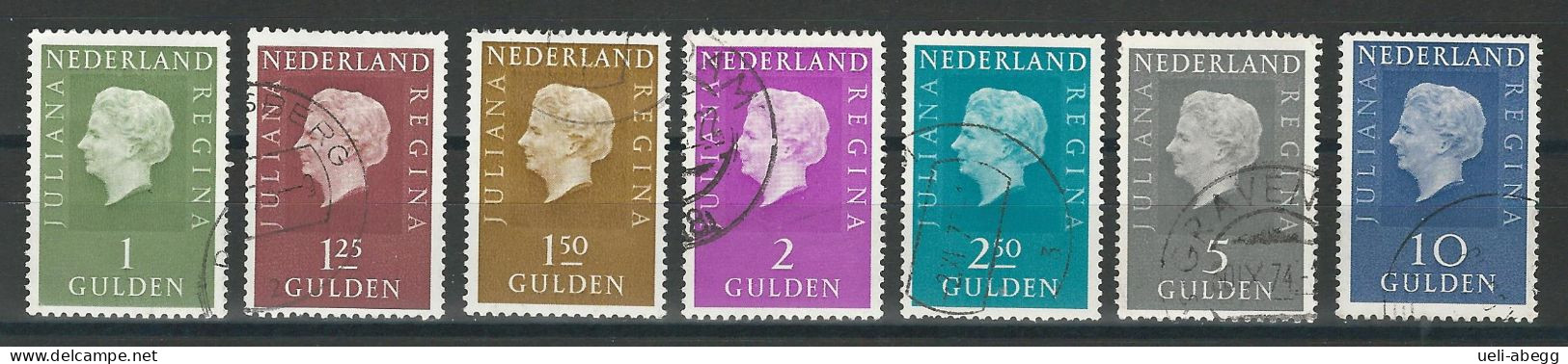 Niederlande NVPH 952-58 , Mi 911, 914, 922, 944-45, 956x O - Usados