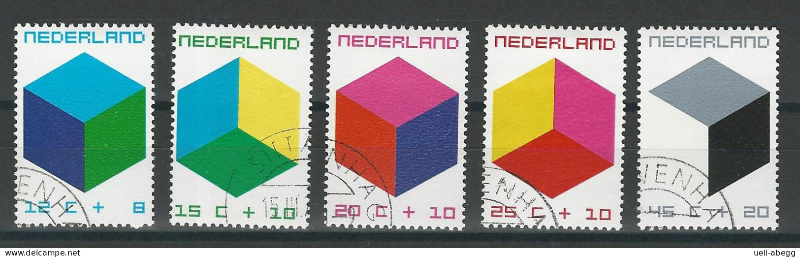 Niederlande NVPH 978-82 , Mi 951-55 O - Oblitérés