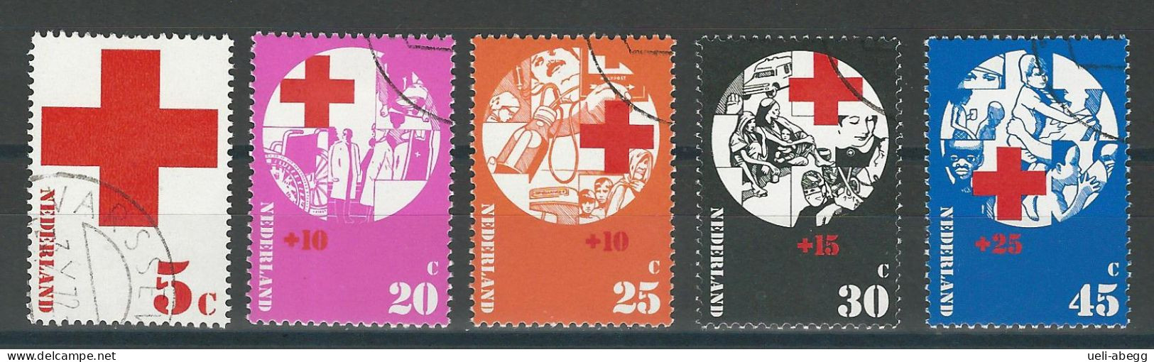 Niederlande NVPH 1015-19 , Mi 994-98 O - Used Stamps