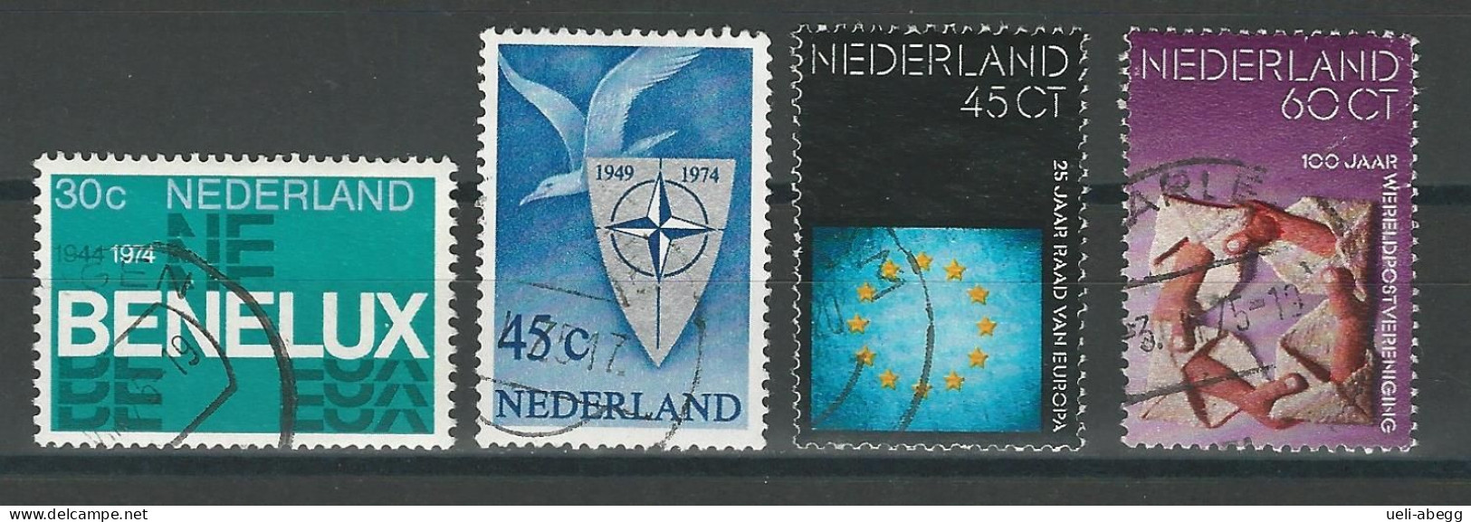 Niederlande NVPH 1055-58 , Mi 1035-38 O - Oblitérés