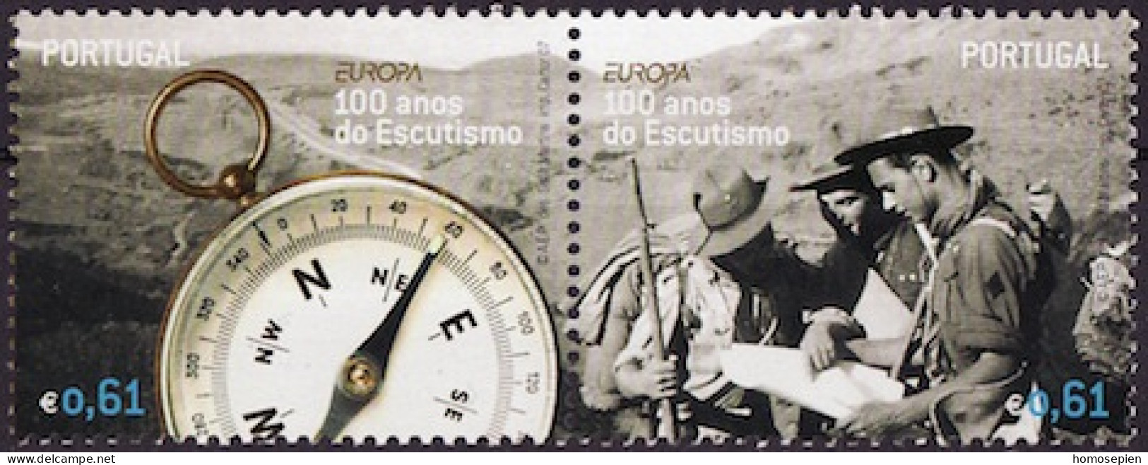 Portugal 2007 Y&T N°3137 à 3138 - Michel N°3158 à 3159 *** - EUROPA - Se Tenant - Unused Stamps