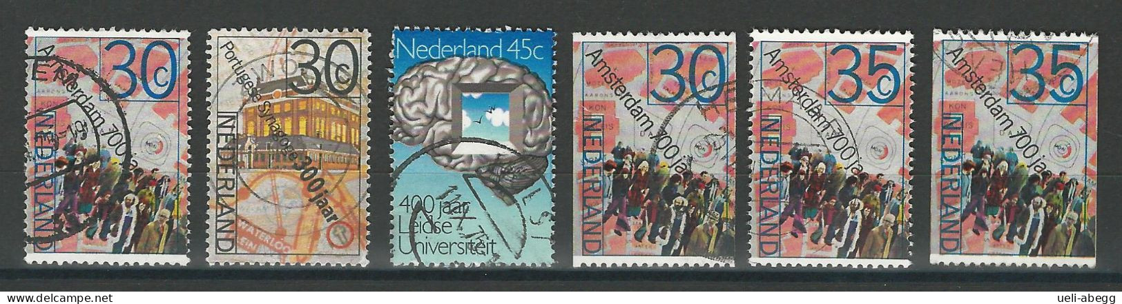 Niederlande NVPH 1064-67A , Mi 1043-46 O - Oblitérés