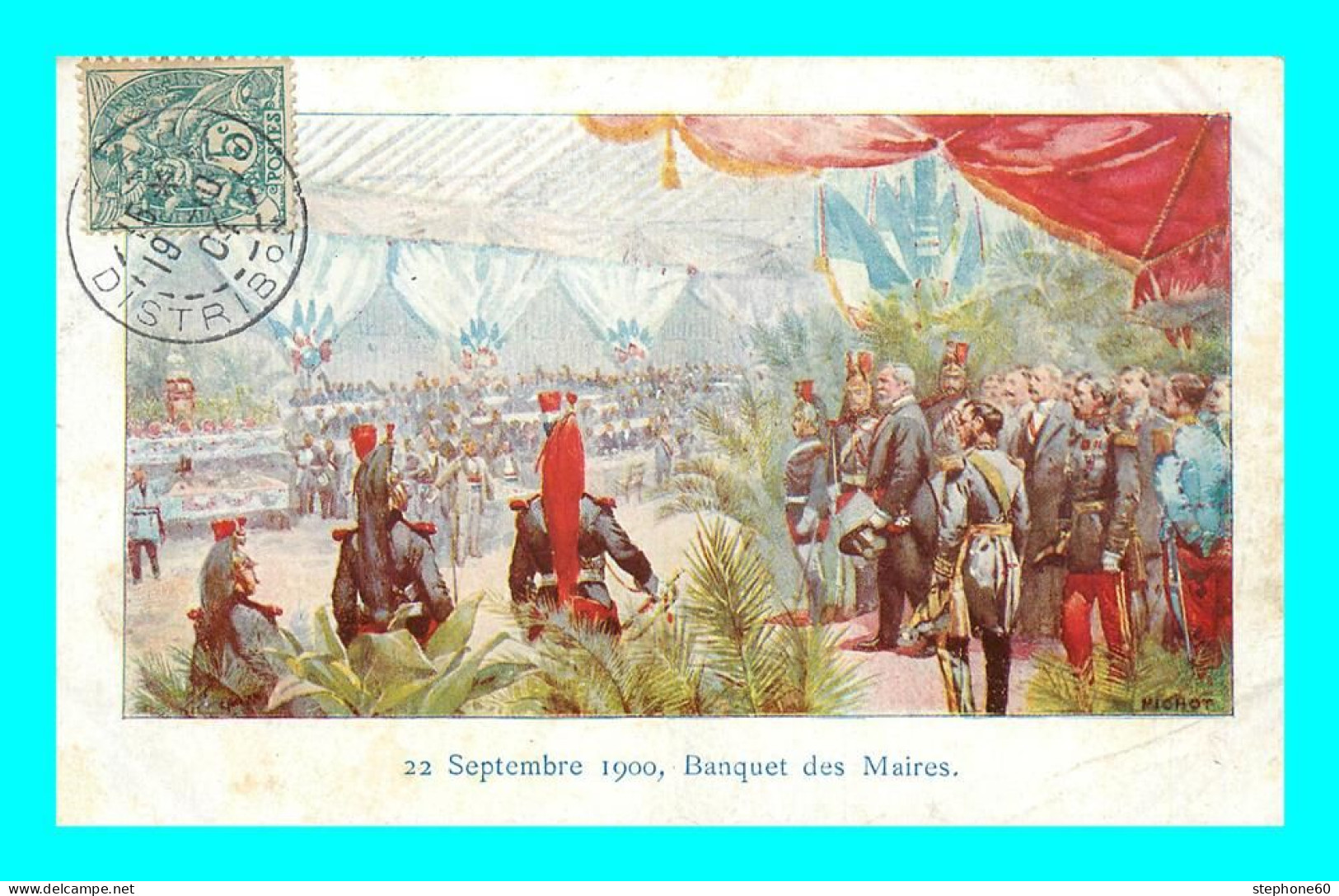 A927 / 653  22 Septembre 1900 Banquet Des Maires - Events