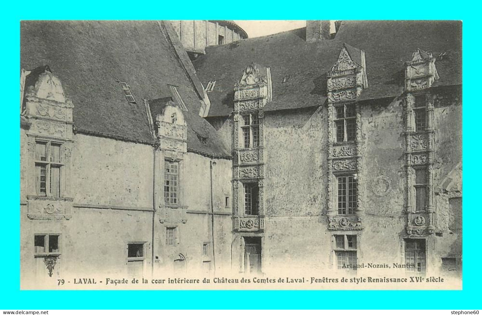 A930 / 445 38 - LAVAL Facade De La Cour Interieure Du Chateau Des Comtes De Laval - Laval