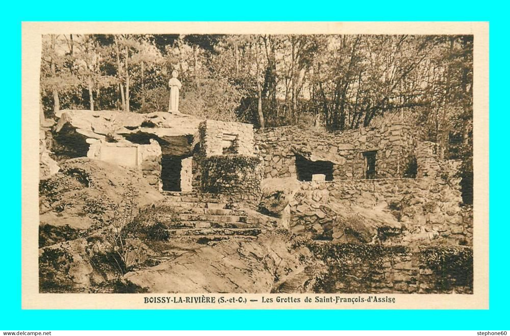 A934 / 611 91 - BOISSY LA RIVIERE Grottes De Saint Francois D'Assise - Boissy-la-Rivière