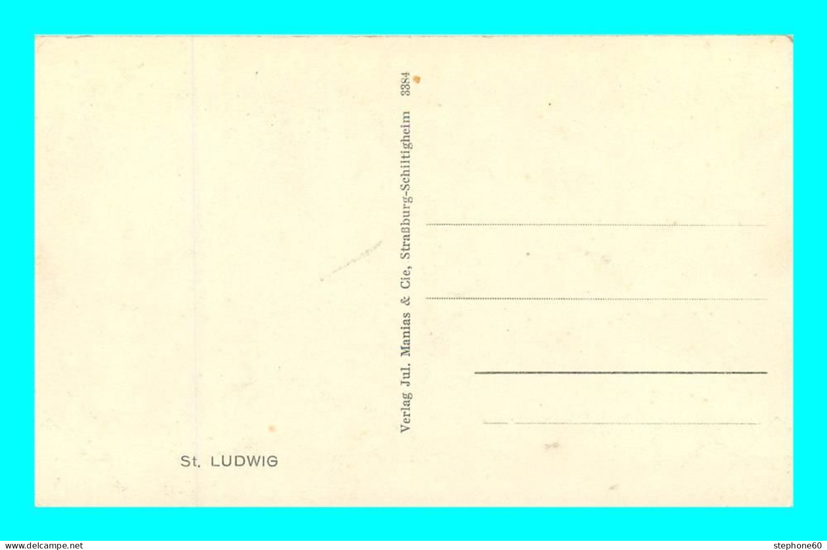 A935 / 169 68 - St LUDWIG - Saint Louis