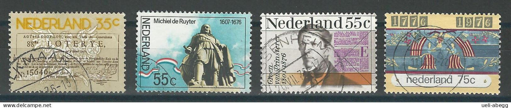 Niederlande NVPH 1084, 1089-91 , Mi 1063, 1074-76 O - Usati