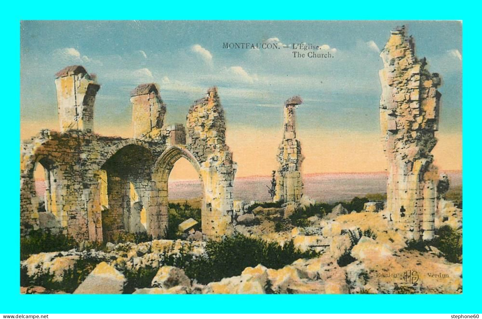 A933 / 443 49 - MONTFAUCON Eglise - Montfaucon