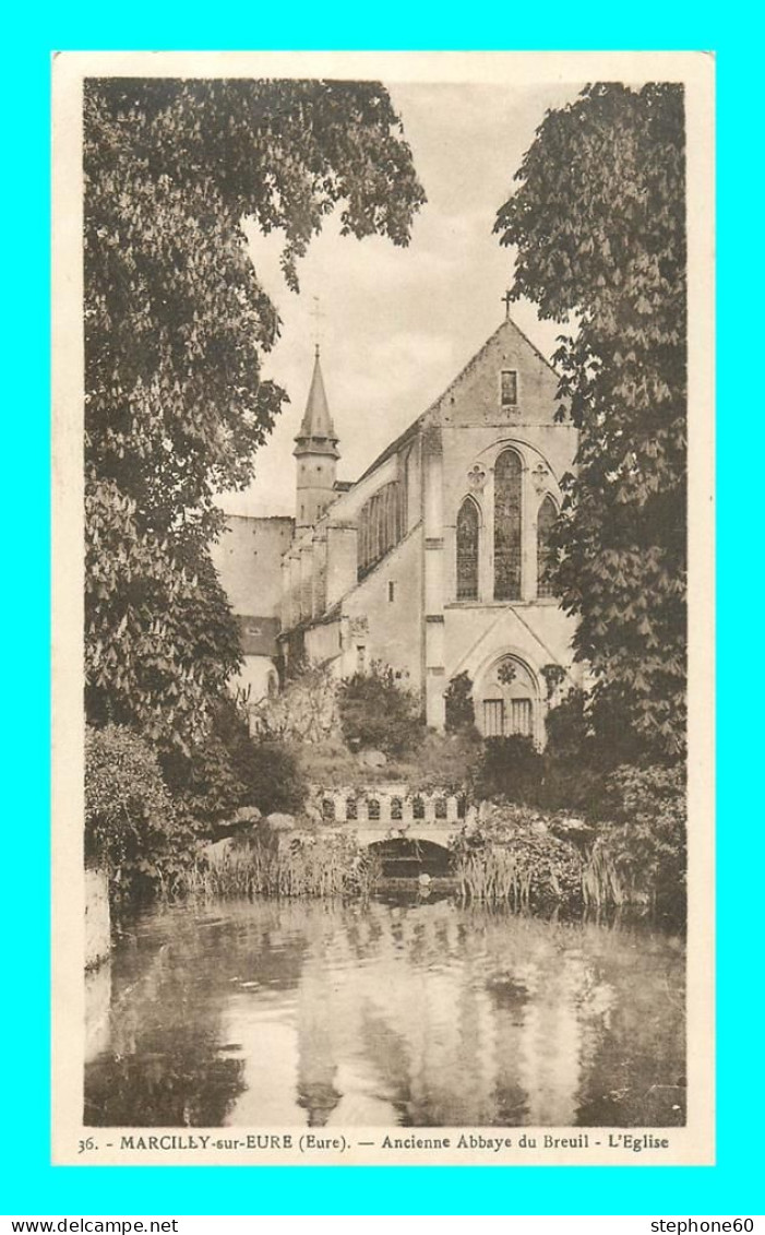 A931 / 819 27 - MARCILLY SUR EURE Ancienne Abbaye Du Breuil Eglise - Marcilly-sur-Eure