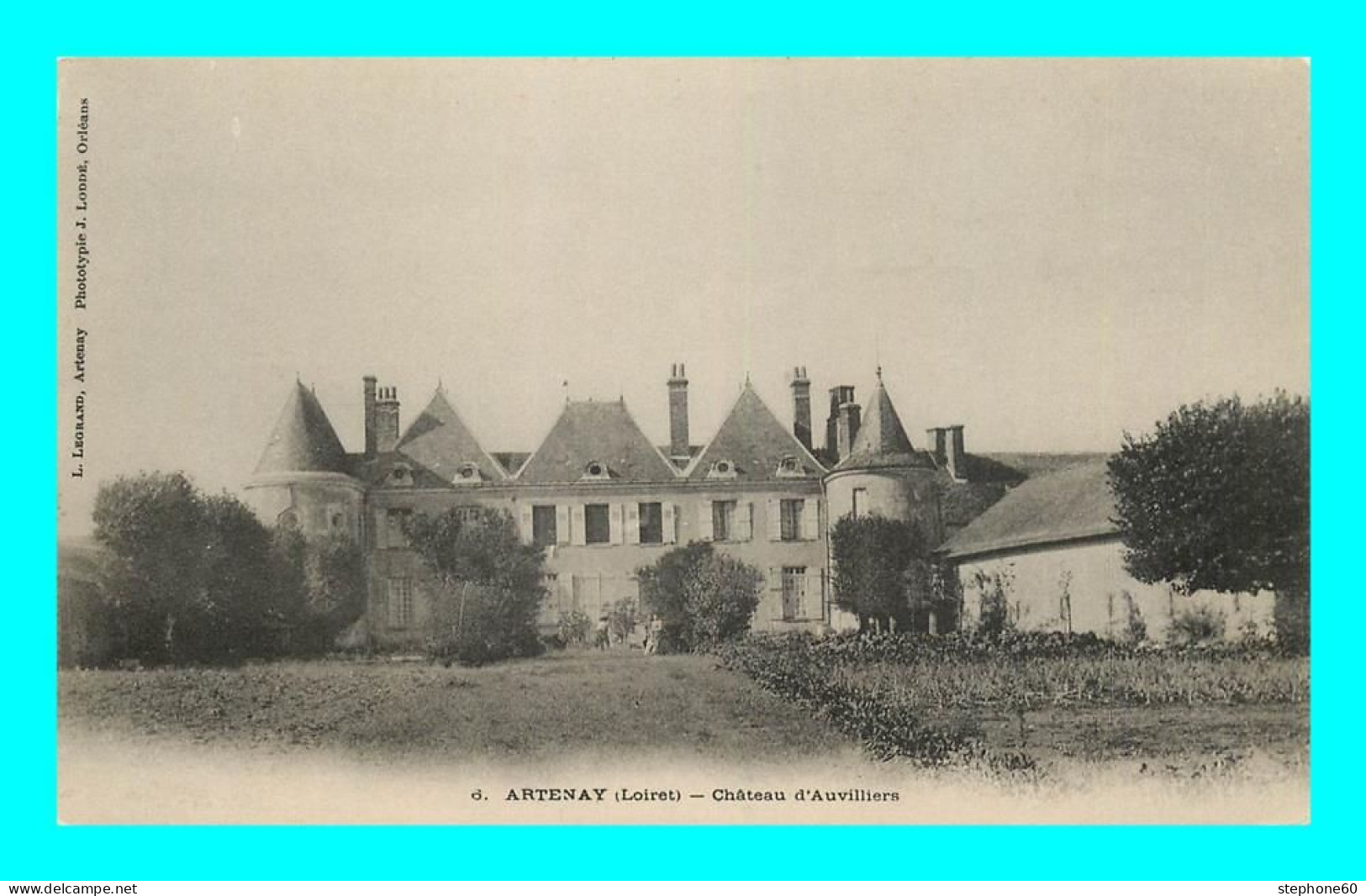 A934 / 233 45 - ARTENAY Chateau D'Auvillers - Artenay