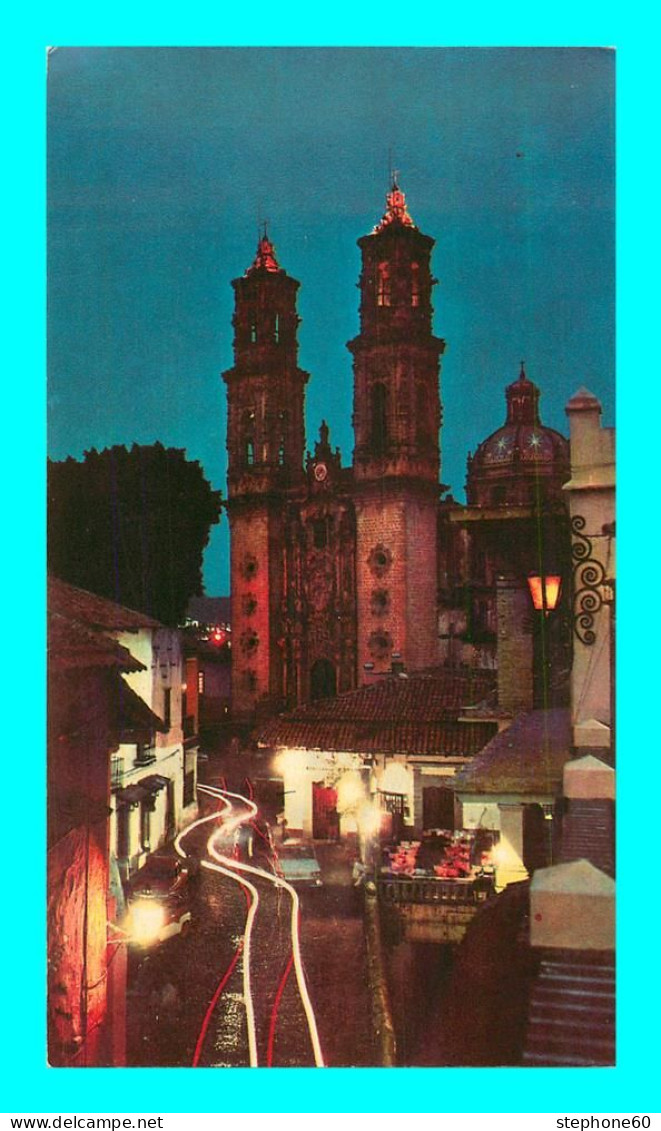 A935 / 695 MEXIQUE Taxco De Noche Cathedral Of Santa Prisca At Night - Mexique
