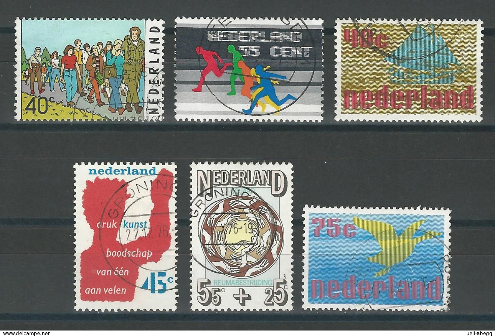 Niederlande NVPH 1092-97 , Mi 1077-82 O - Used Stamps
