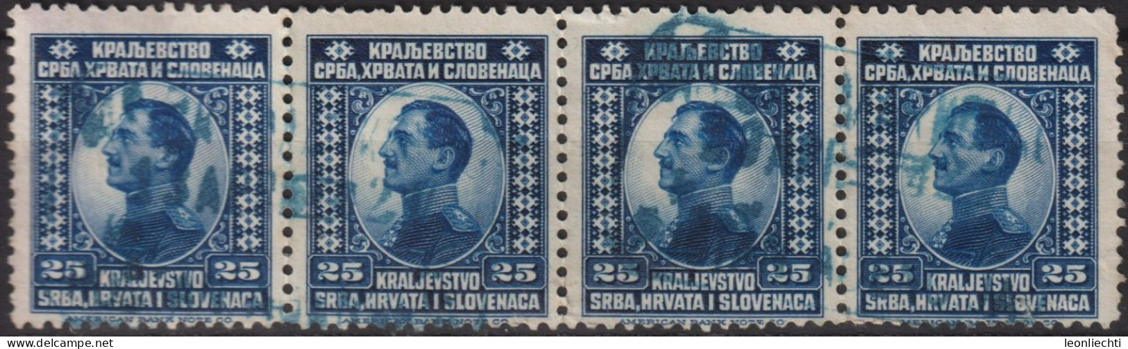 1921 Jugoslawien ° Mi:YU 150, Sn:YU 6, Yt:YU 134, Sg:YU 169, AFA:YU 137, Un:YU 131 Crown Prince Alexander, Regent - Used Stamps