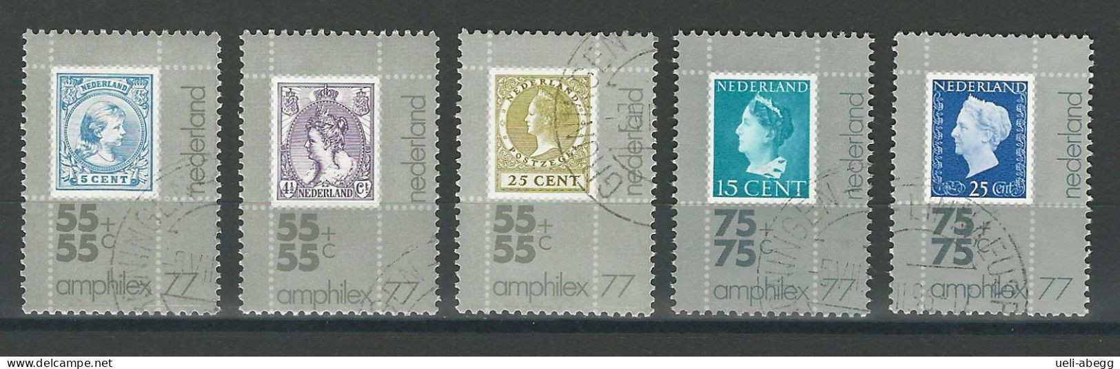 Niederlande NVPH 1098-1102 , Mi 1083-87 O - Usati