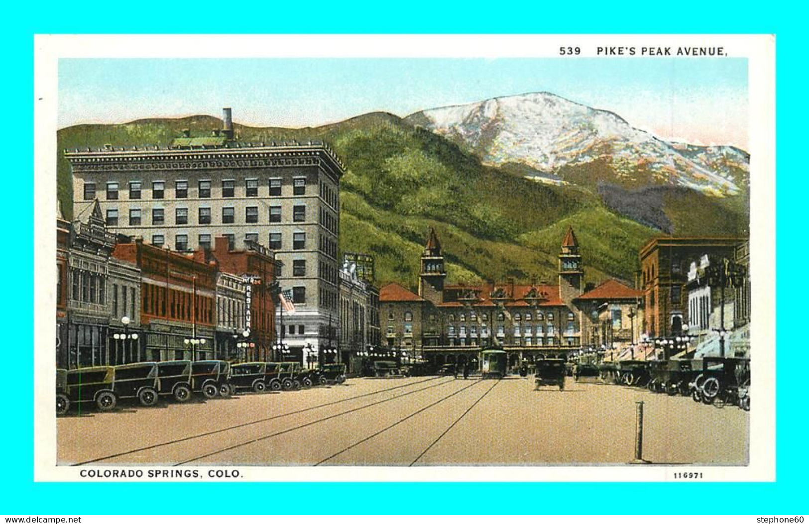 A912 / 081 COLORADO Colorado Springs Pike's Peak Avenue - Andere & Zonder Classificatie