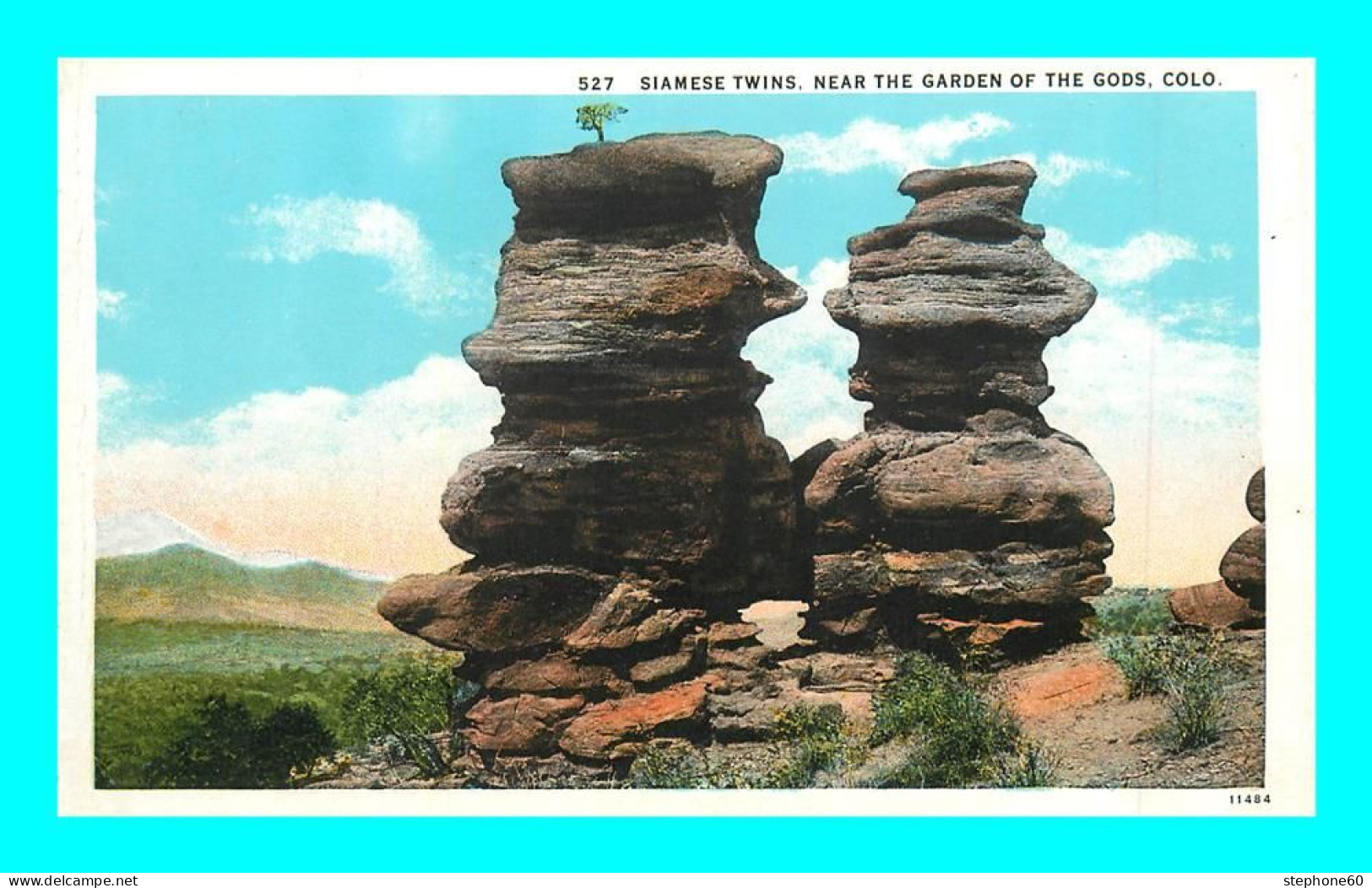 A912 / 079 COLORADO Siamese Twins Near The Garden Of The Gods - Other & Unclassified