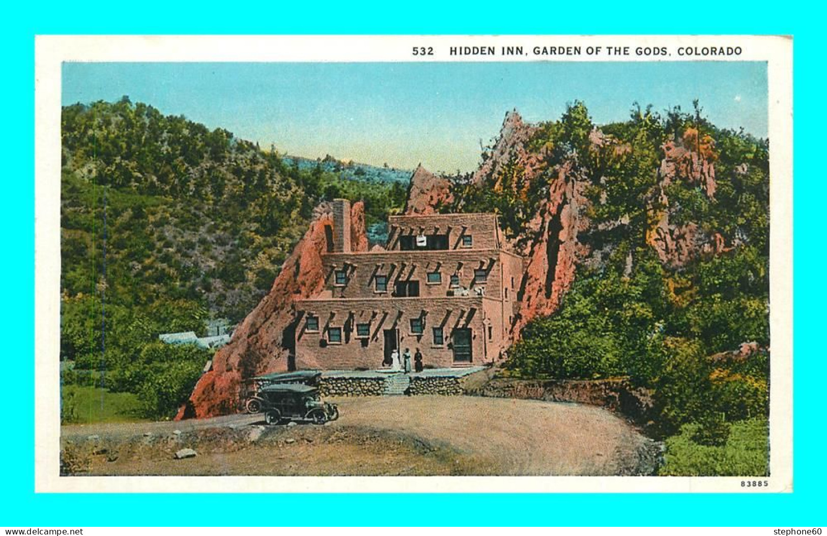 A912 / 083 COLORADO Hidden Inn Garden Of The Gods - Other & Unclassified