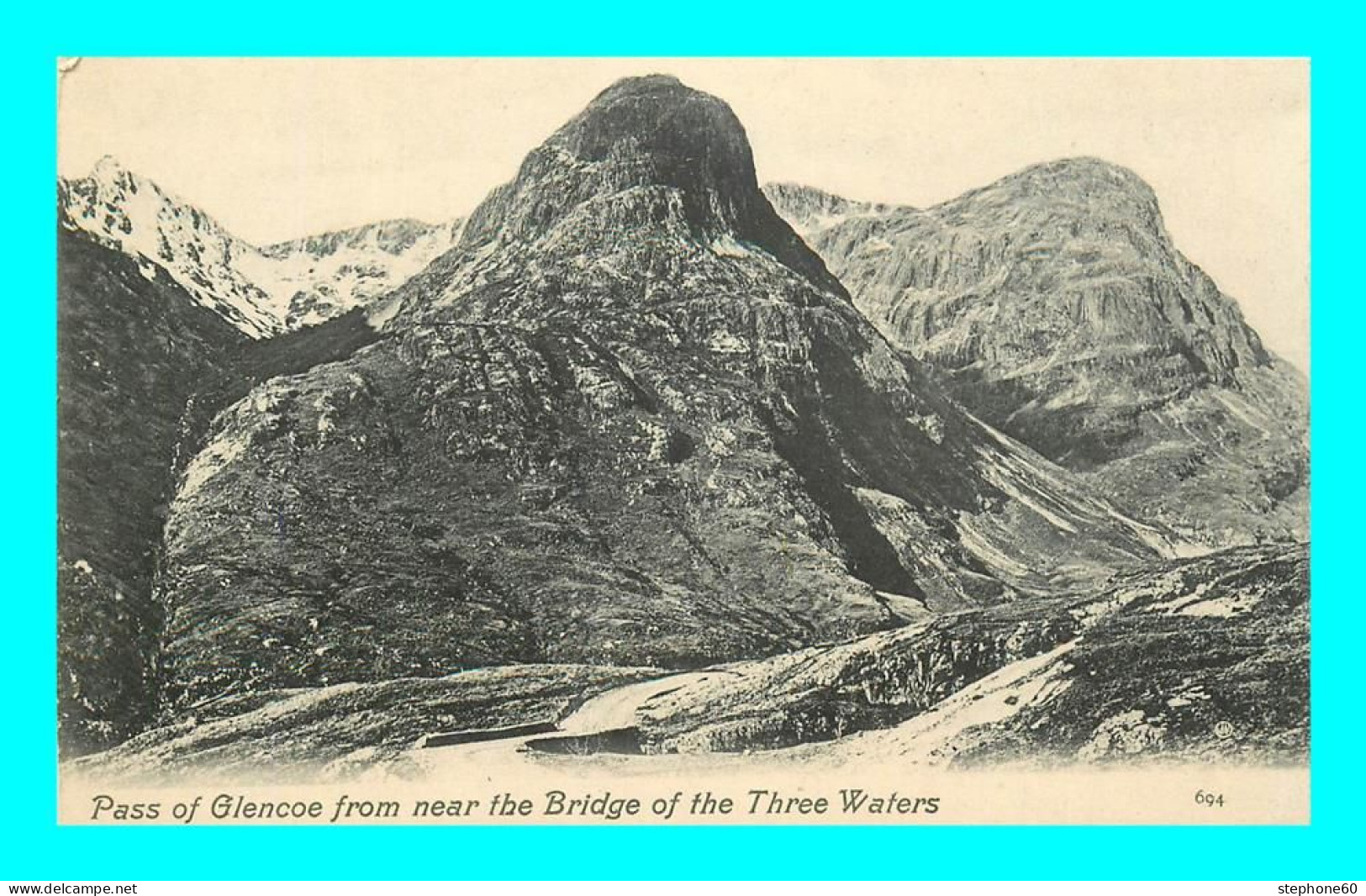 A936 / 563  Pass Of Glencoe From Near The Bridge Of The Three Waters - Argyllshire