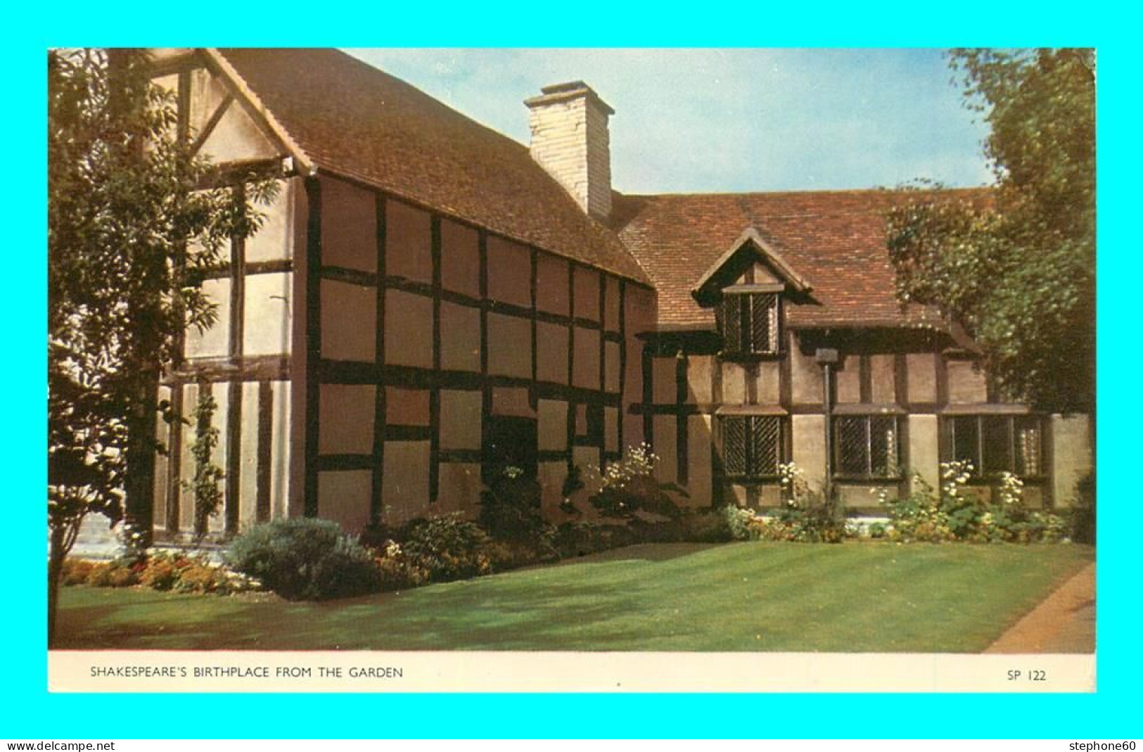 A913 / 181  Shakespeare's Birthplace From The Garden ( Timbre ) - Stratford Upon Avon