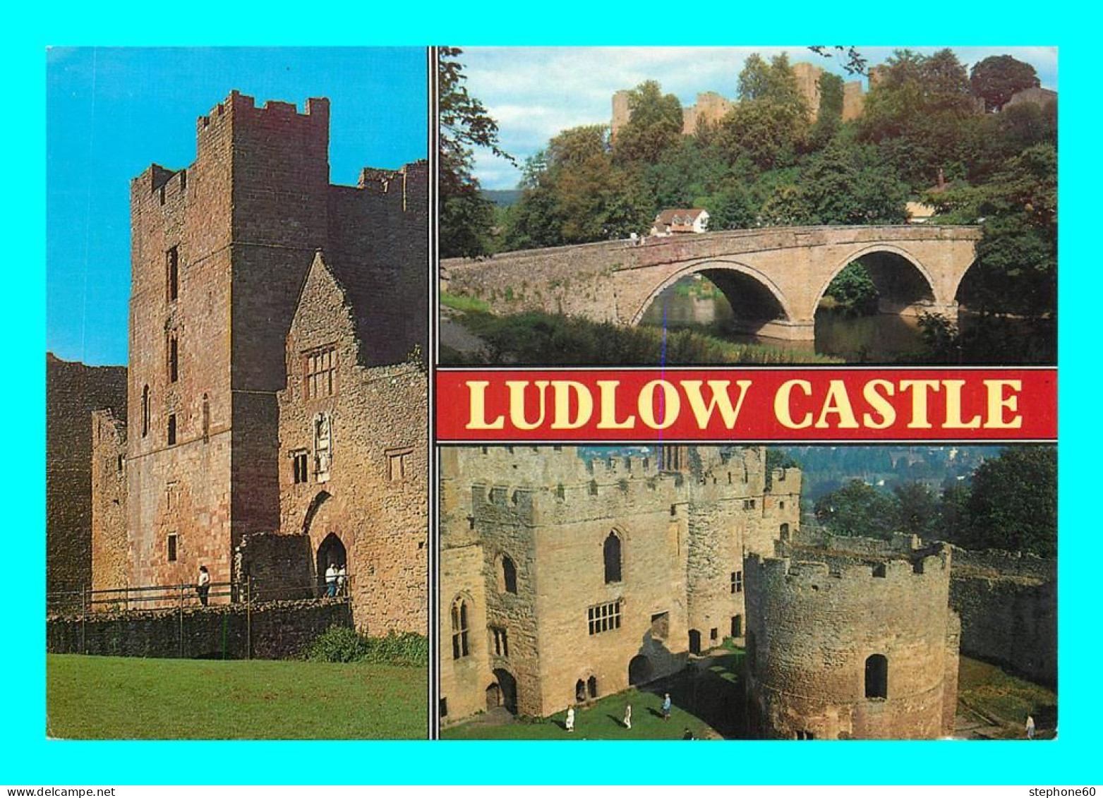 A938 / 087  LUDLOW Castle Multivues ( Chateau ) - Shropshire