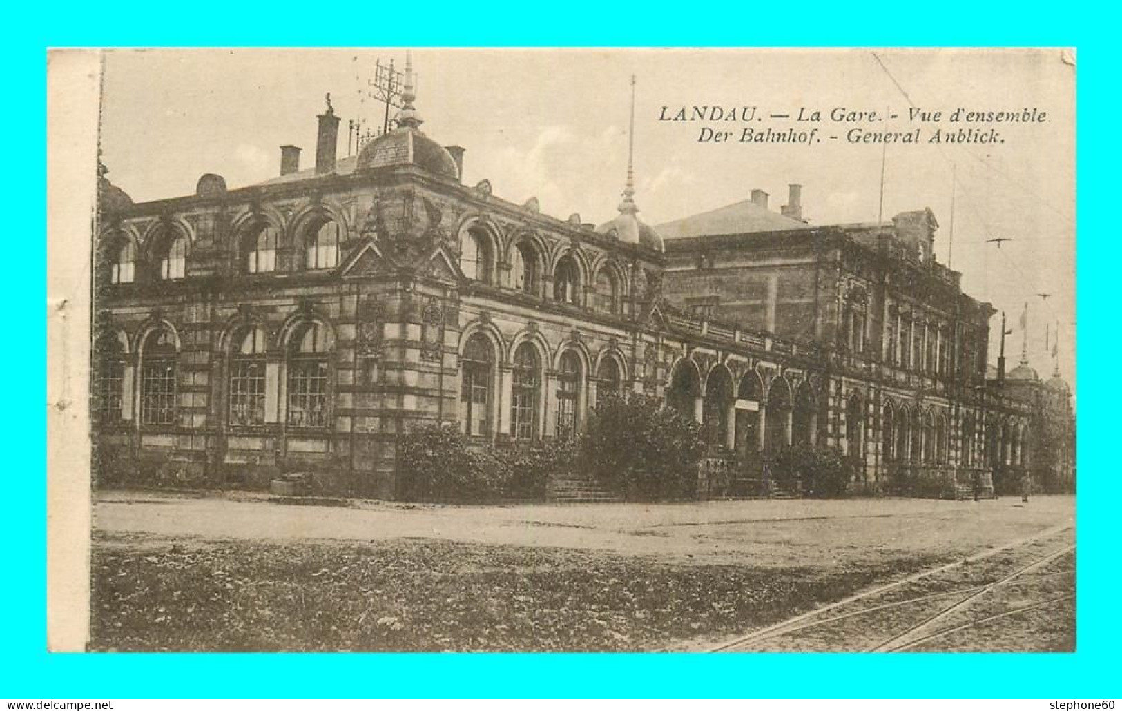 A912 / 329 LANDAU La Gare Vue D'ensemble - Landau