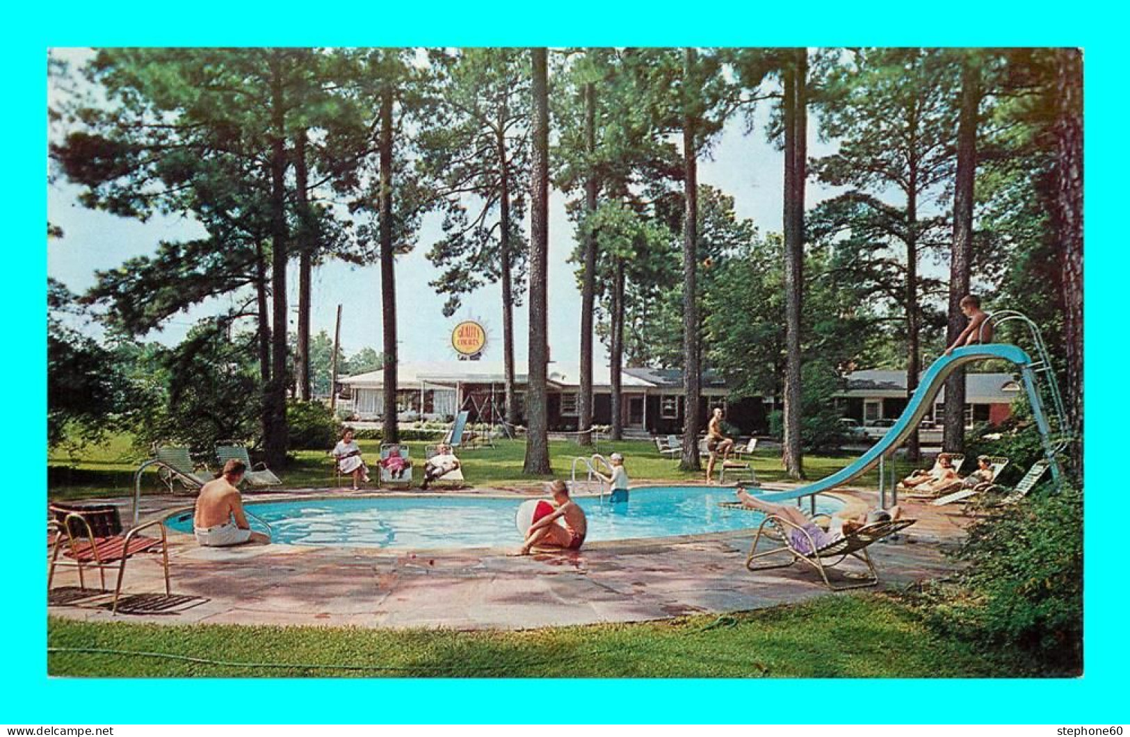 A914 / 005 COLUMBIA Forest Motel And Dining Room ( Piscine ) - Columbia