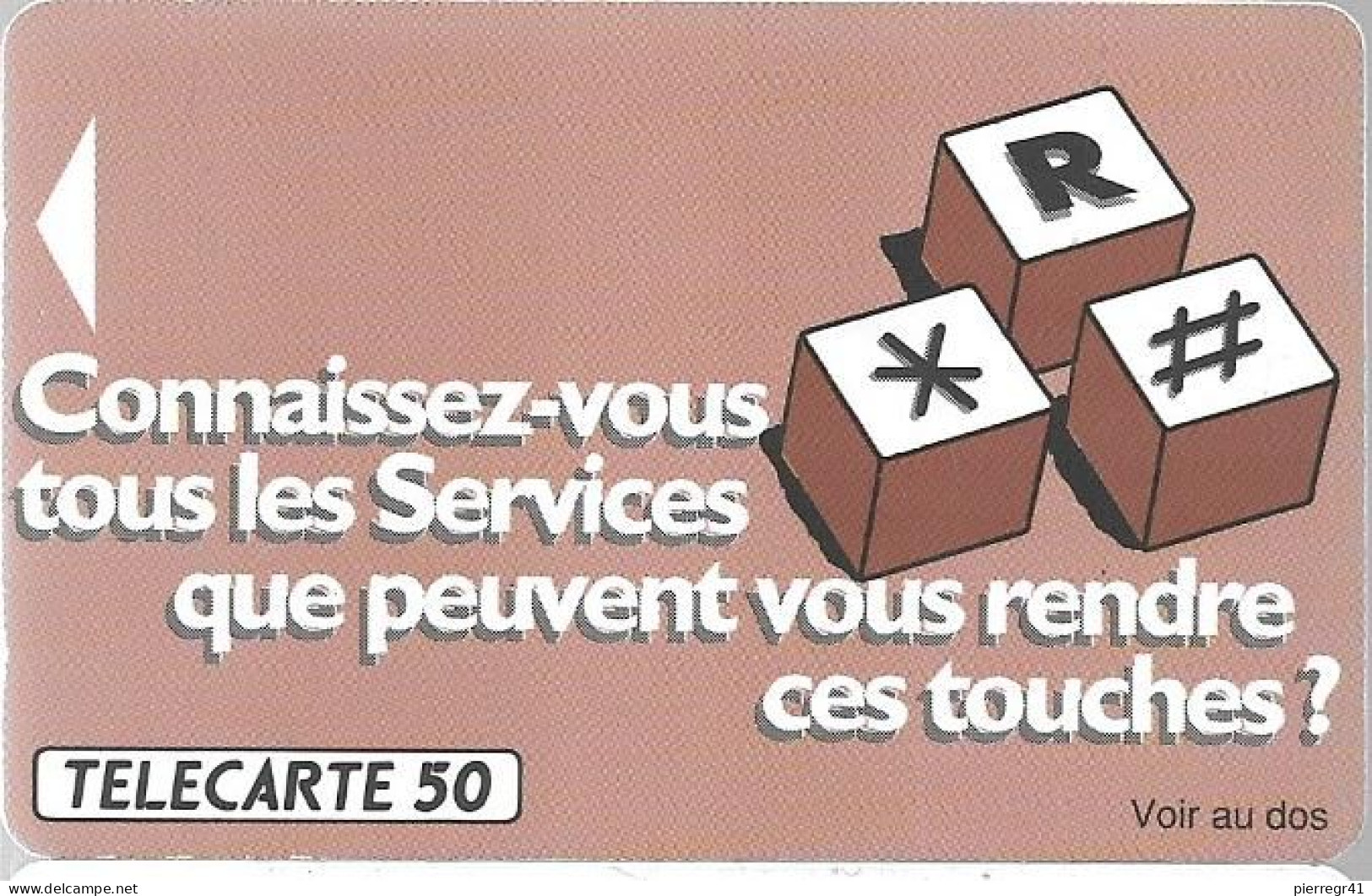 CARTE²°-PUBLIC-F1659-50U-06/91-Sans/Logt Puce-TRANSFERT D APPEL1-TBE - 1991