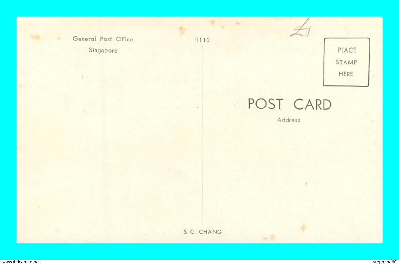 A924 / 149 SINGAPOUR General Post Office Singapore - Singapore