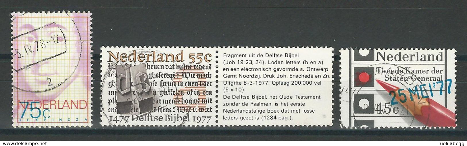 Niederlande NVPH 1130-32 , Mi 1094-96 O - Used Stamps