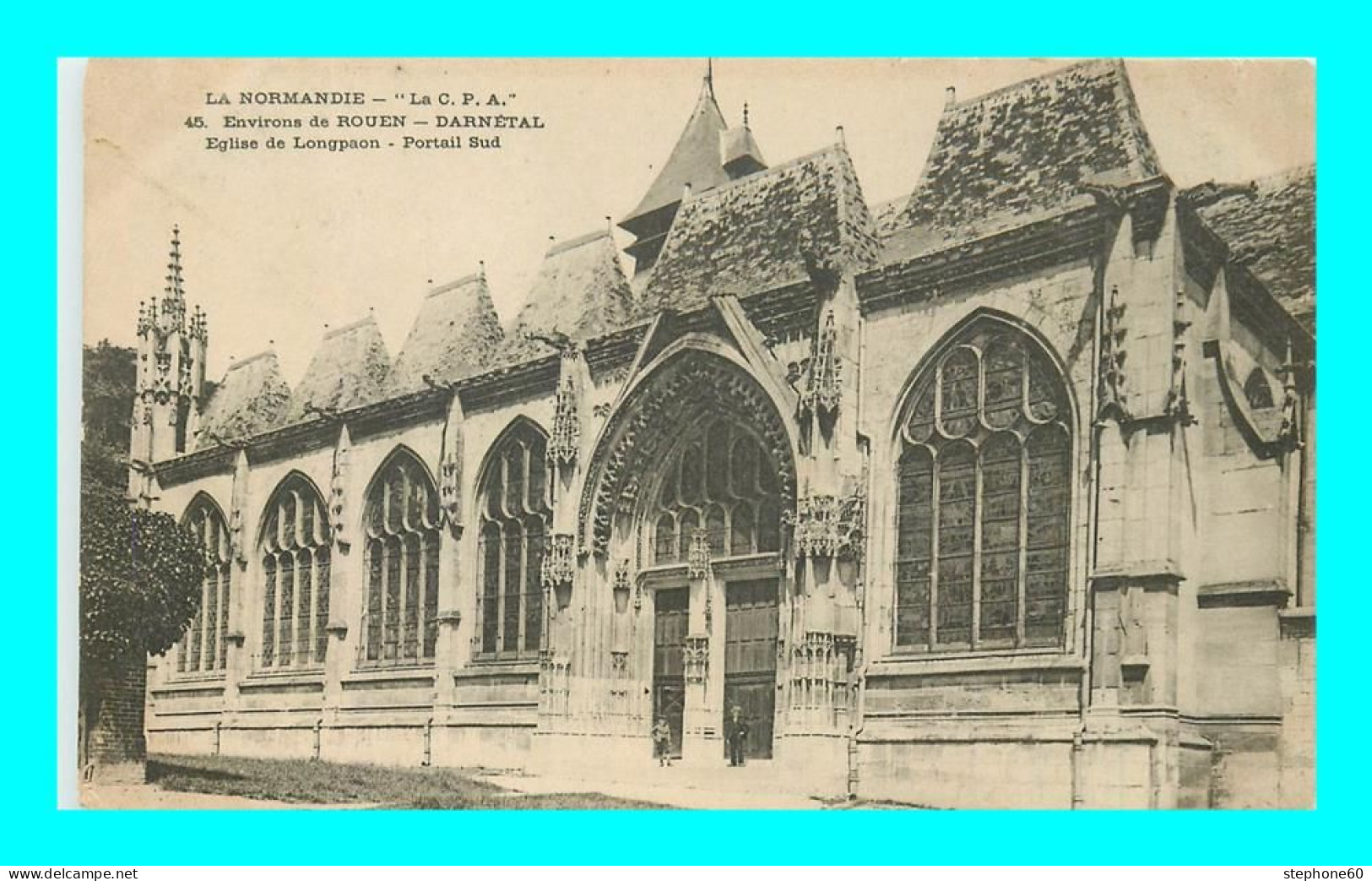 A926 / 173 76 - DARNETAL Eglise De Longpaon Portail Sud - Darnétal