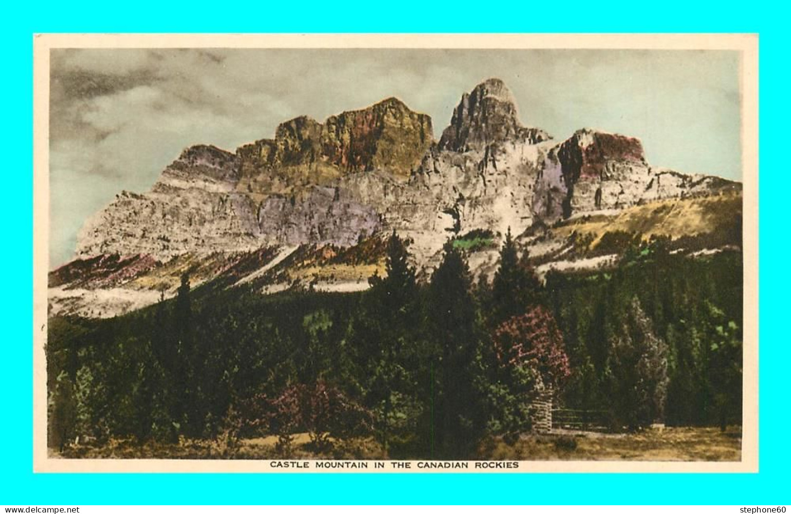 A923 / 179  Castle Mountain In The Canadian Rockies - Autres & Non Classés