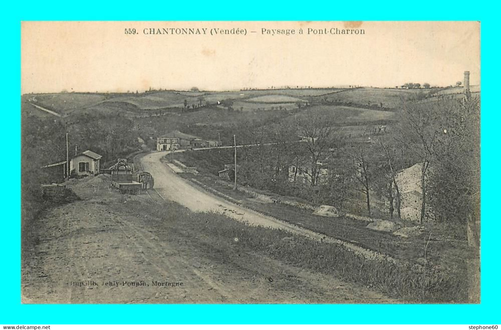 A927 / 569 85 - CHANTONNAY Paysage à Pont Charron - Chantonnay