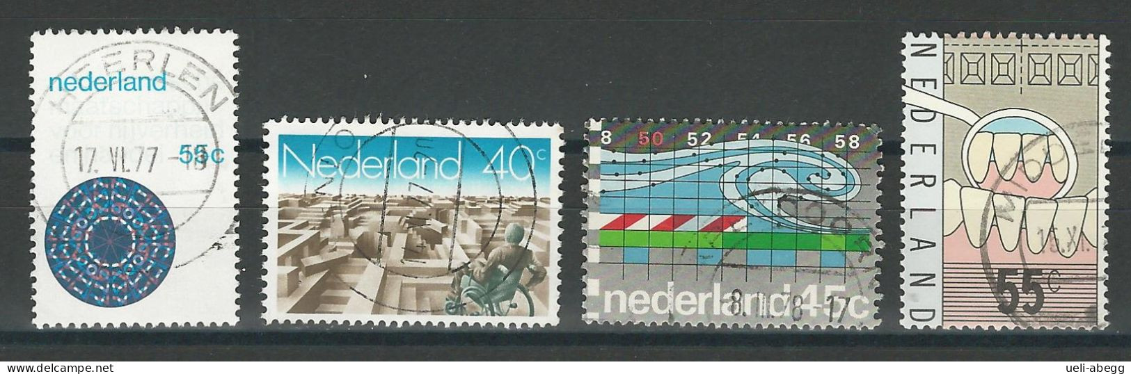 Niederlande NVPH 1142-45 , Mi 1105-08 O - Oblitérés