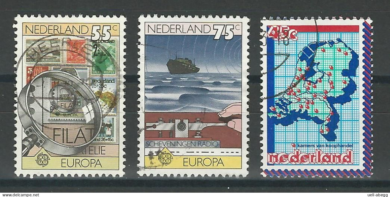 Niederlande NVPH 1179-81 , Mi 1140-42 O - Usados