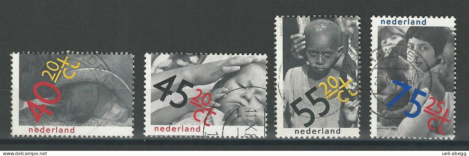 Niederlande NVPH 1186-89 , Mi 1147-50 O - Usados