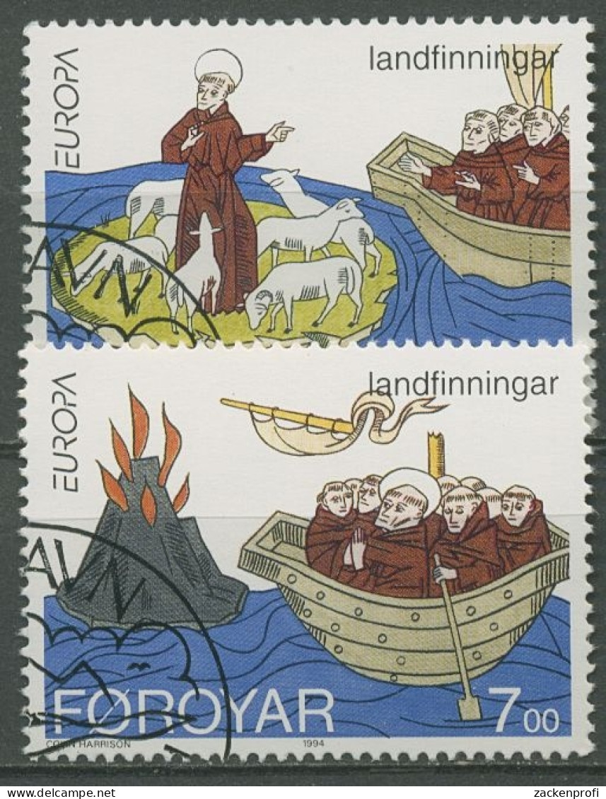 Färöer 1994 Europa CEPT: Entdeckungen Und Erfindungen 260/61 I Gestempelt - Faroe Islands