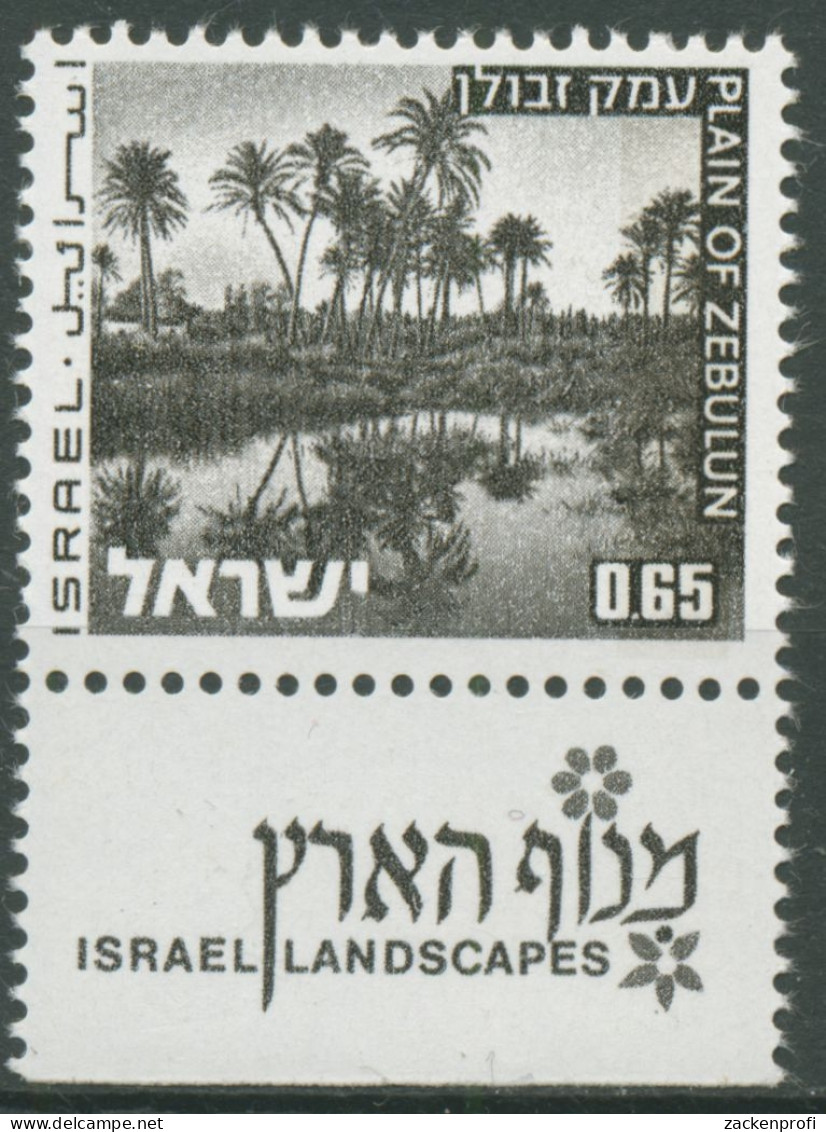 Israel 1973 Landschaften, Ebene Bei Haifa 599 Y Mit Tab Postfrisch - Ungebraucht (mit Tabs)