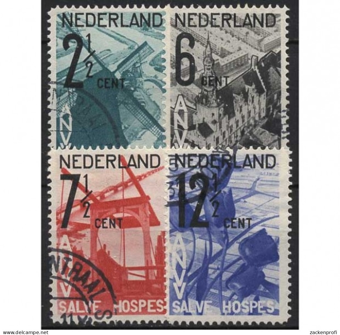 Niederlande 1932 Niederländischer Verein Für Fremdenverkehr 249/52 Gestempelt - Used Stamps