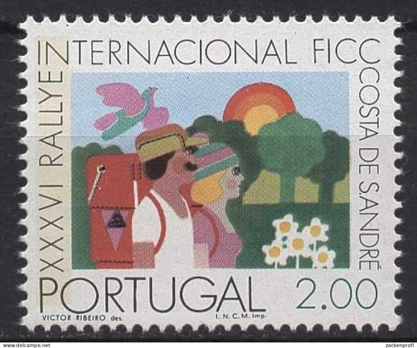 Portugal 1975 Camping Rallye Der Campingfreunde (FICC) 1285 Y Postfrisch - Nuovi