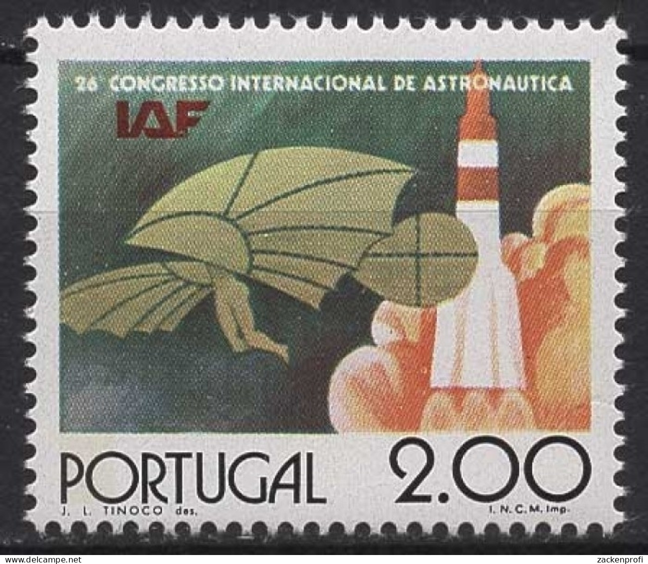 Portugal 1975 Raumfahrt-Vereinigung Lilienthal Fluggerät 1291 Y Postfrisch - Nuovi