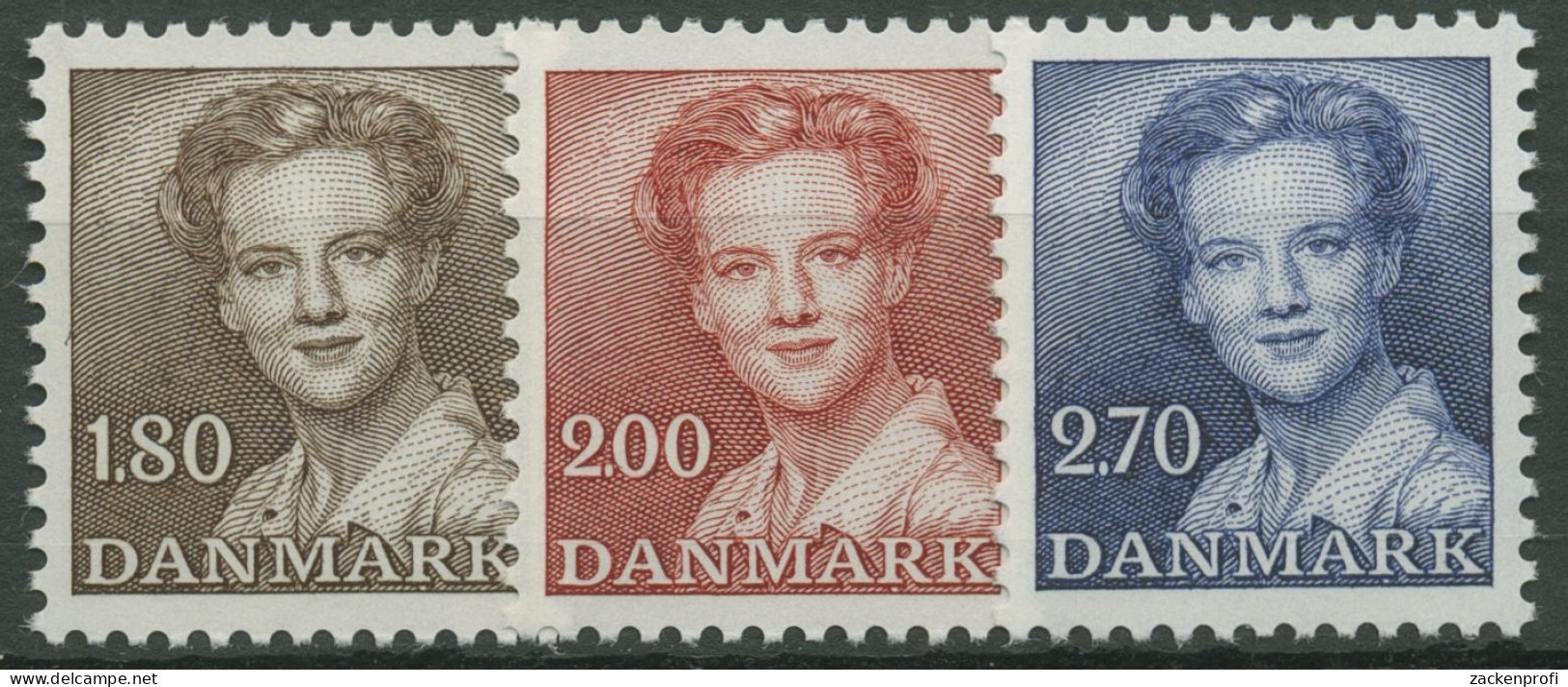 Dänemark 1982 Königin Margrethe II. 753/55 Postfrisch - Neufs