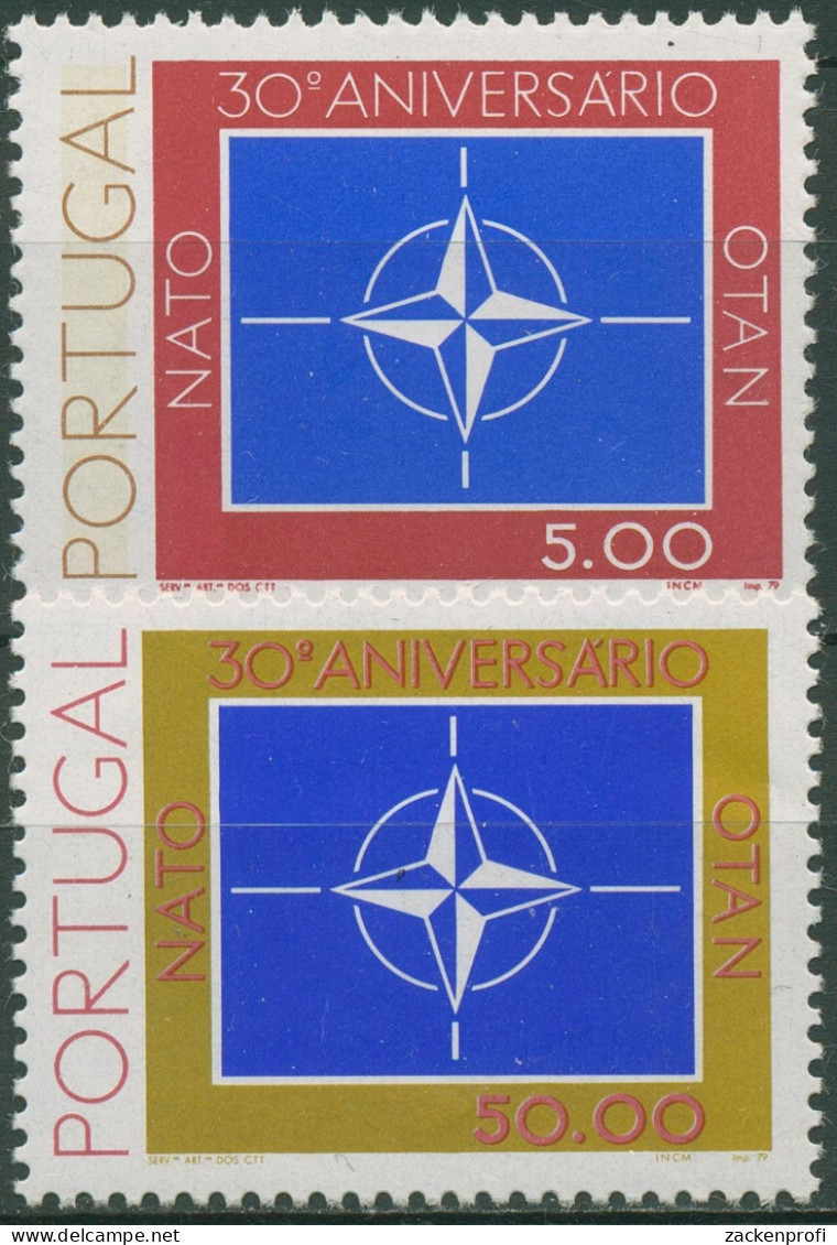 Portugal 1979 Nordatlantikpakt NATO Emblem 1439/40 Postfrisch - Nuovi