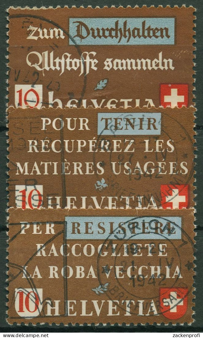 Schweiz 1942 Altstoffsammlung 405/07 Gestempelt - Oblitérés