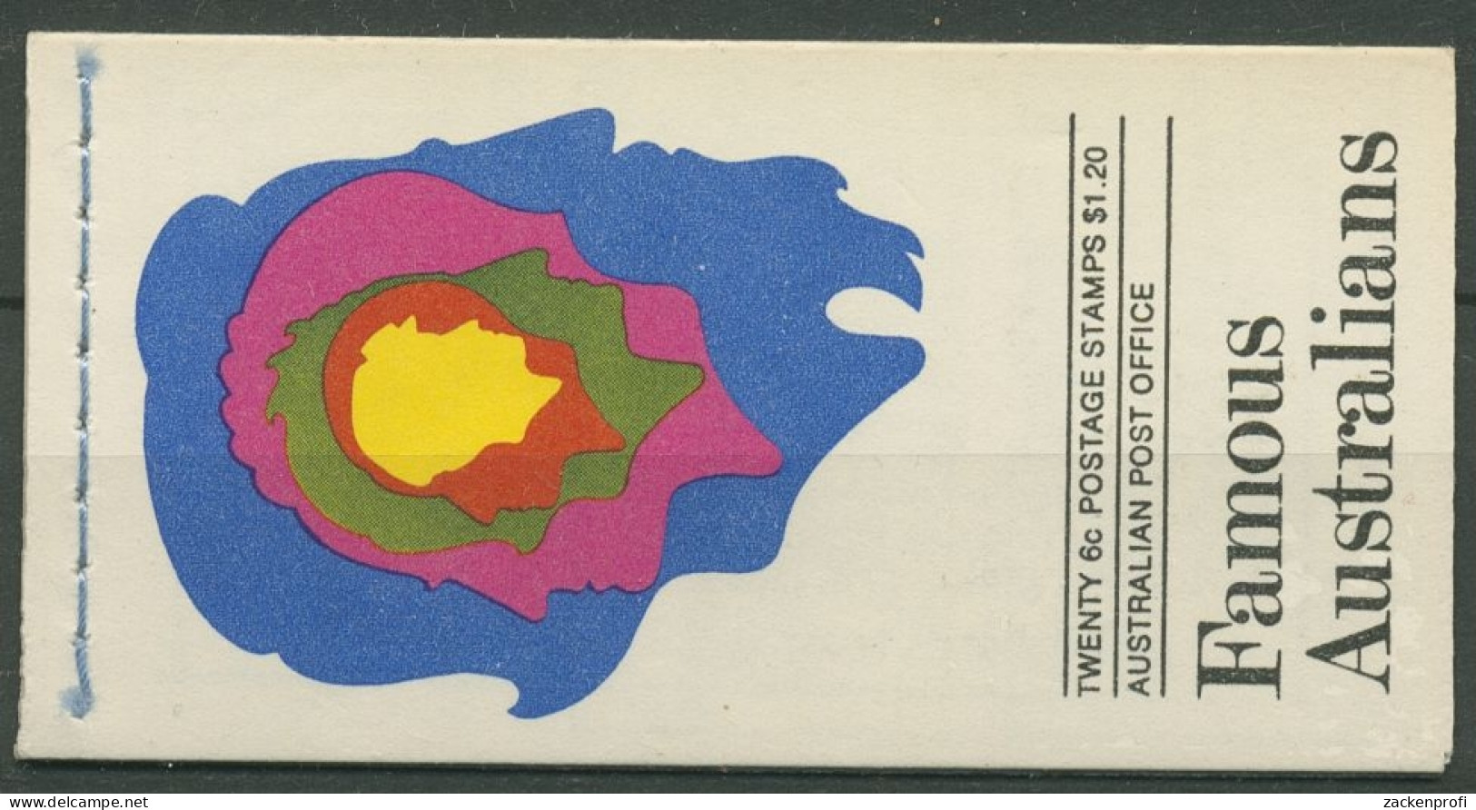 Australien 1970 Persönlichkeiten MH 46 Ed. V70/3 Postfrisch (C29463) - Booklets