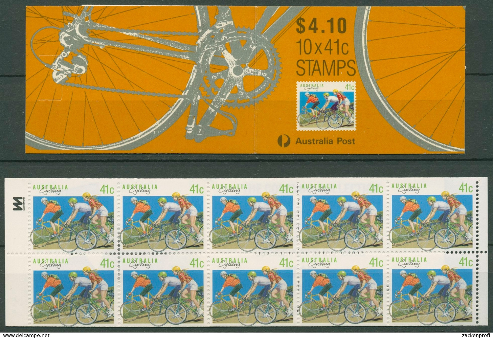 Australien 1989 Sport Radfahren Markenheftchen MH 0-63 Postfrisch (C29477) - Markenheftchen