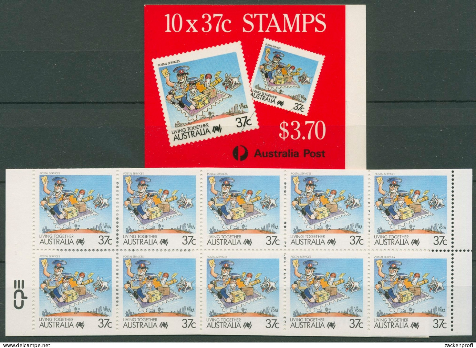 Australien 1988 Living Together Postwesen MH 0-57 D Postfrisch (C29474) - Markenheftchen