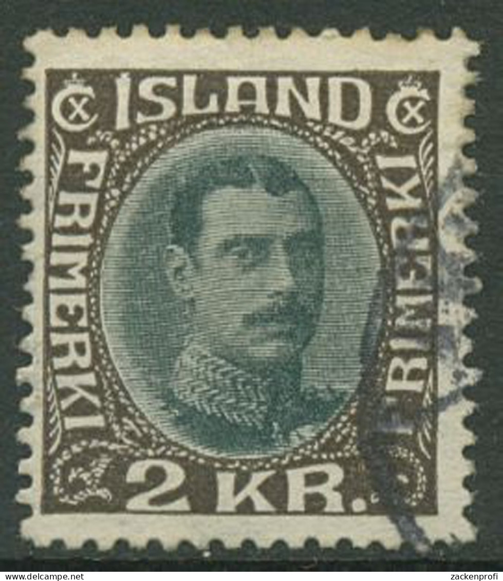 Island 1931 König Christian X. 166 Gestempelt - Usados