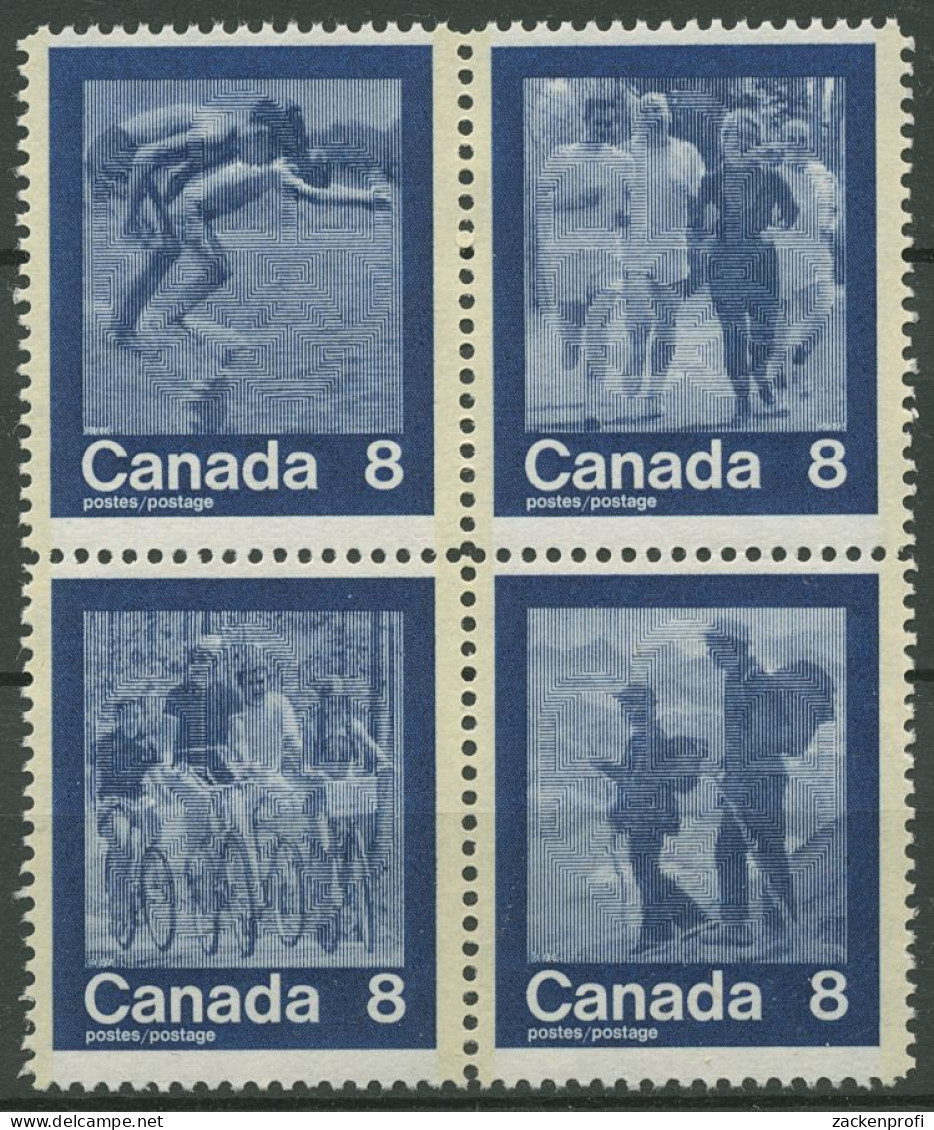 Kanada 1974 Olympia Sommerspiele'76 Montreal Breitensport 551/54 ZD Postfrisch - Neufs